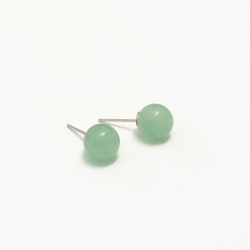 Women'S Accessories For Formal Wear - 31BF Naturkristall-Ohrringe mit runden Perlen, hypoallergen,