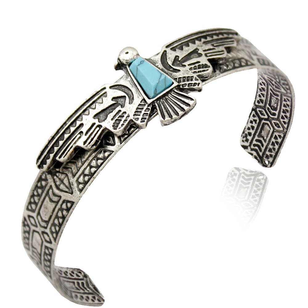 Women'S Eagles Accessories - Vintage vergoldete versilberte Stammes antike Carve