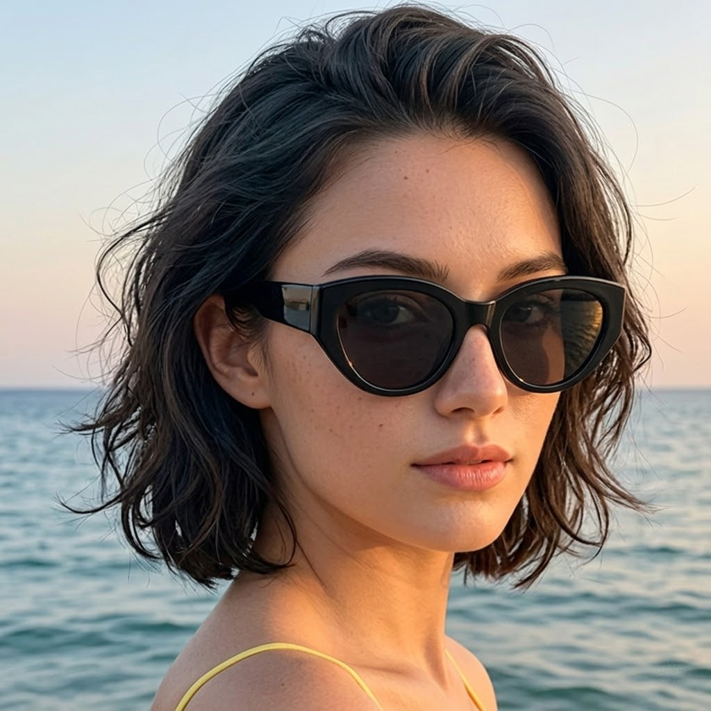 Women'S Accessories Designer - Klassische Cat-Eye-Sonnenbrille für Damen und Herren,