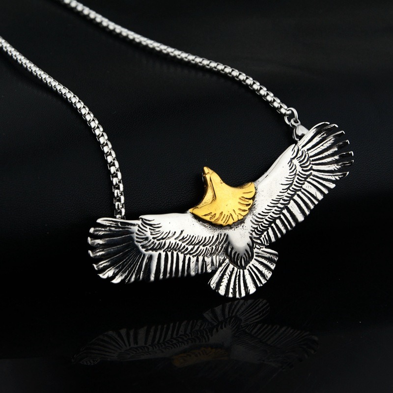 Women'S Eagles Accessories - Trendy Adler Anhänger Silber 925 Männer