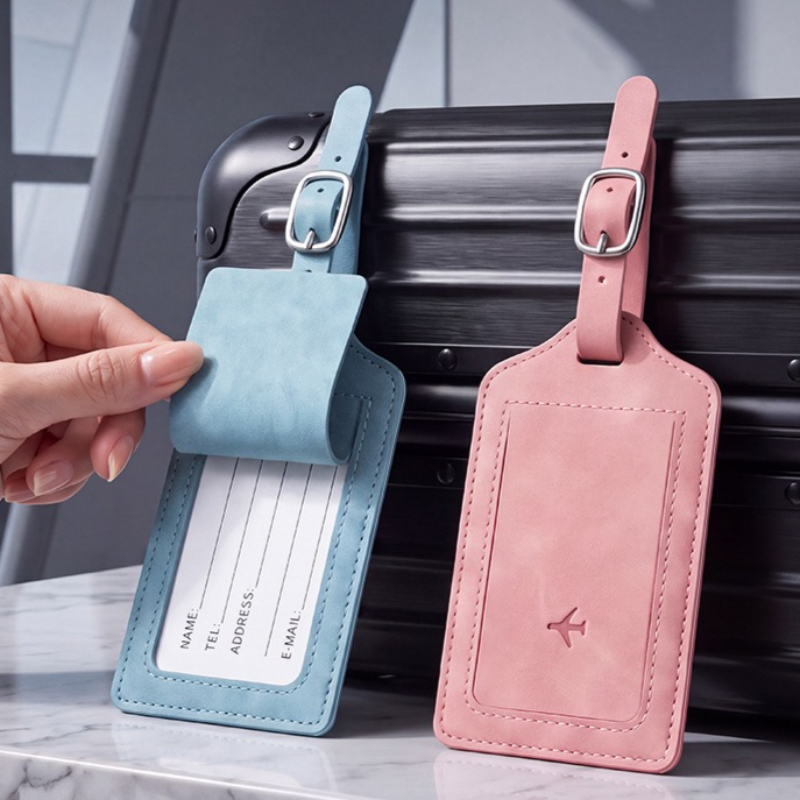 Women Accessories Name - 1 Stück PU-Leder Gepäckanhänger für Damen