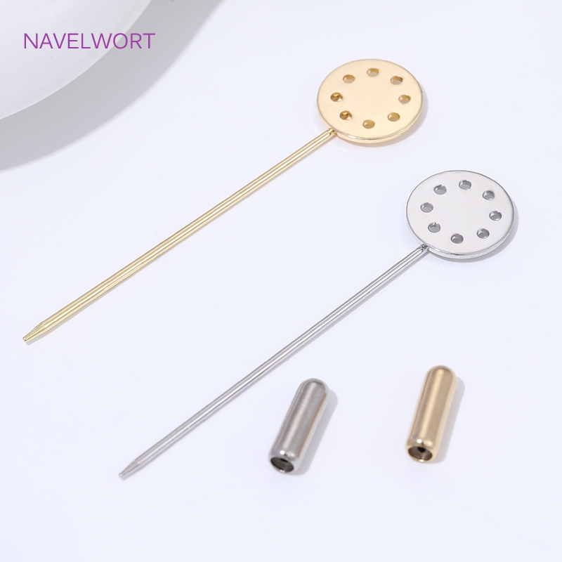 14K vergoldete lange Brosche S – Brooch Pin Gold Bewertung und Preis