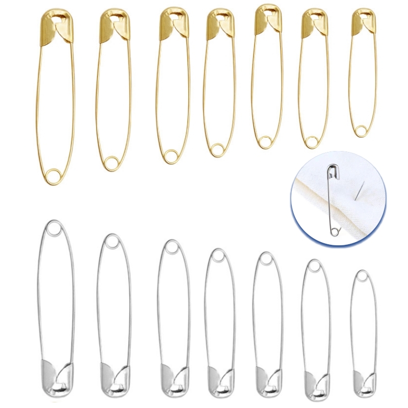 100 Stück/Set Edelstahl Sicher – Brooch Pin Gold Bewertung und Preis