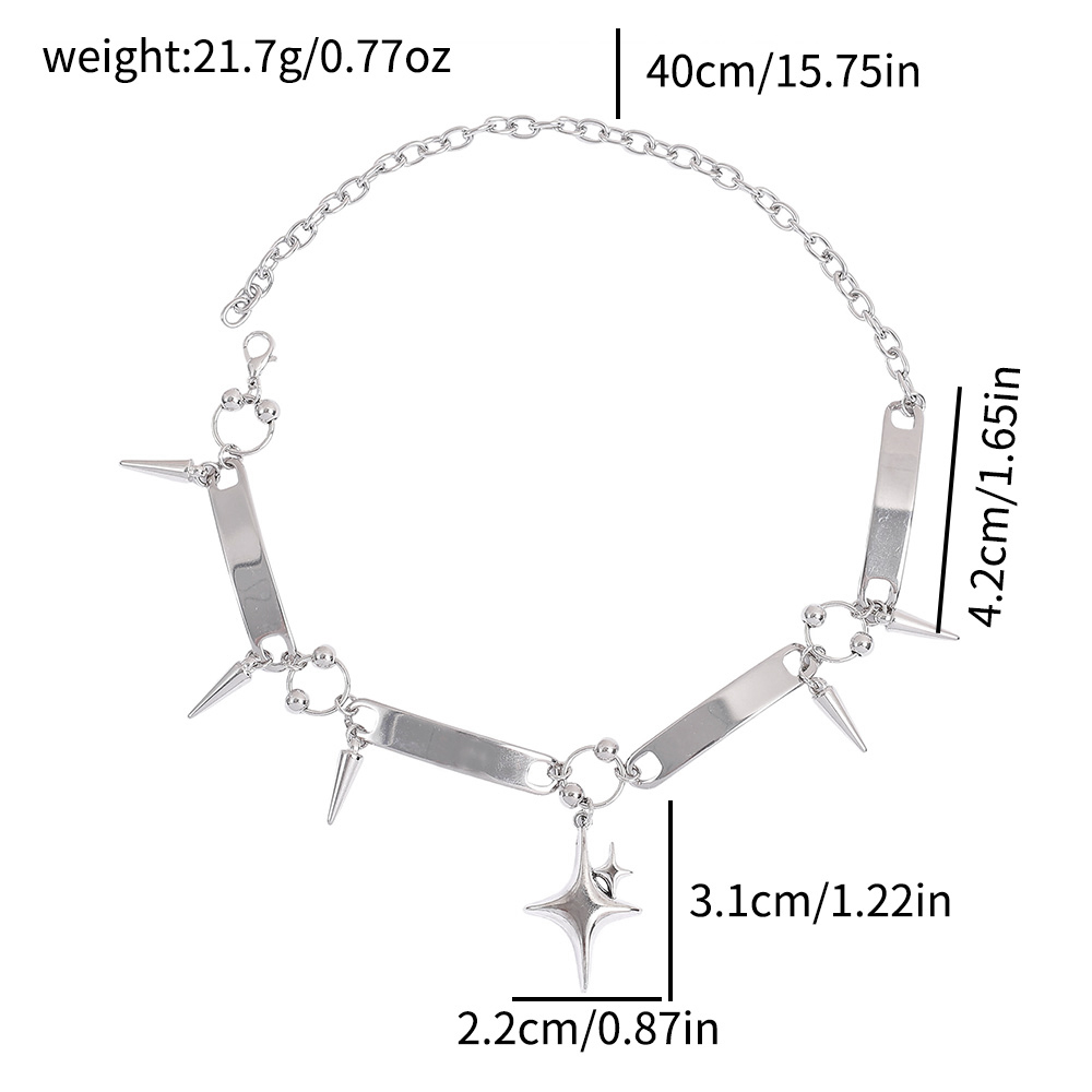 Punk Star Nietenhalskette, Roc – Women'S Accessories Designer Bewertung und Preis