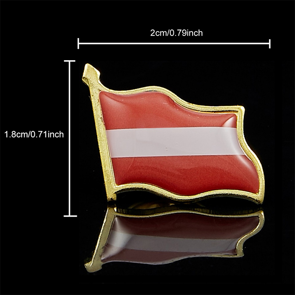 Österreich winkt nationale Epo – Brooch Pin Gold Bewertung und Preis