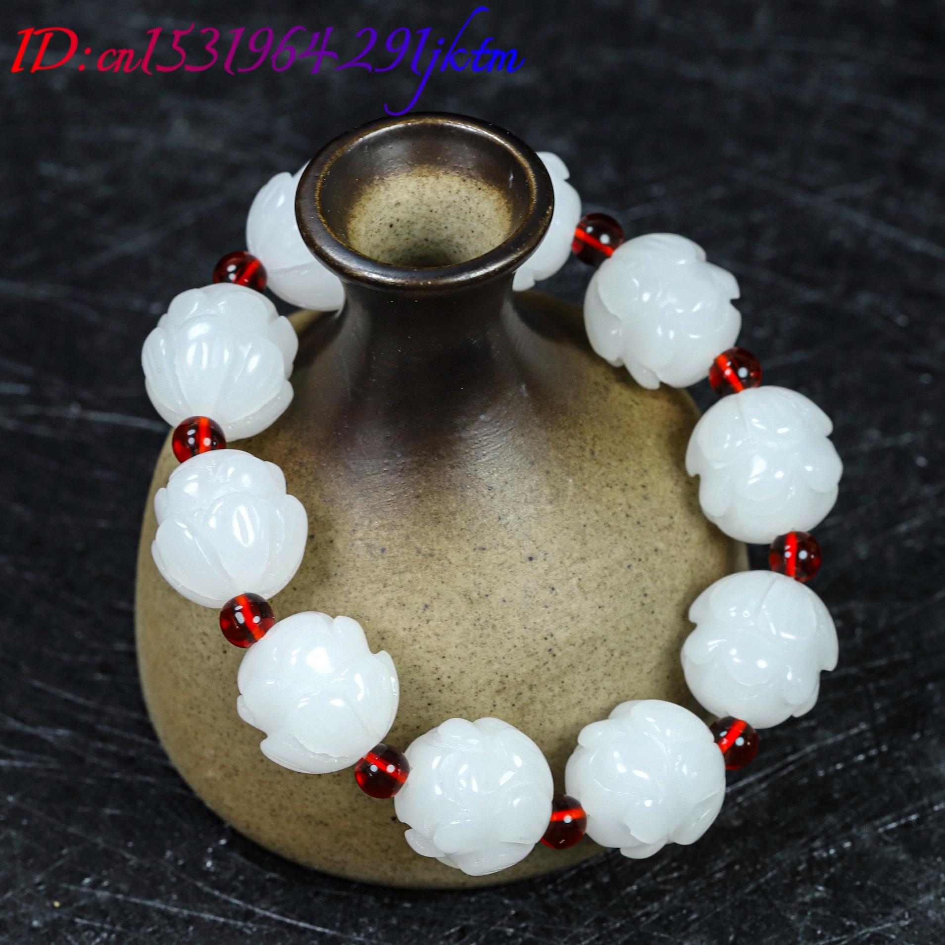 Weißes Armband aus echtem Jade – Women'S Accessories Designer Bewertung und Preis