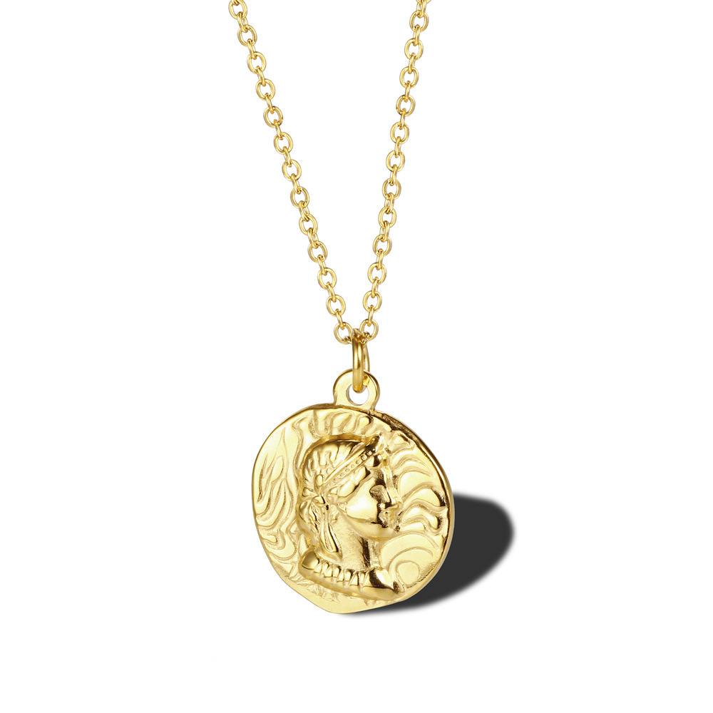 Vergoldete Queen Elizabeth Por – Coin Necklace Delicate Bewertung und Preis