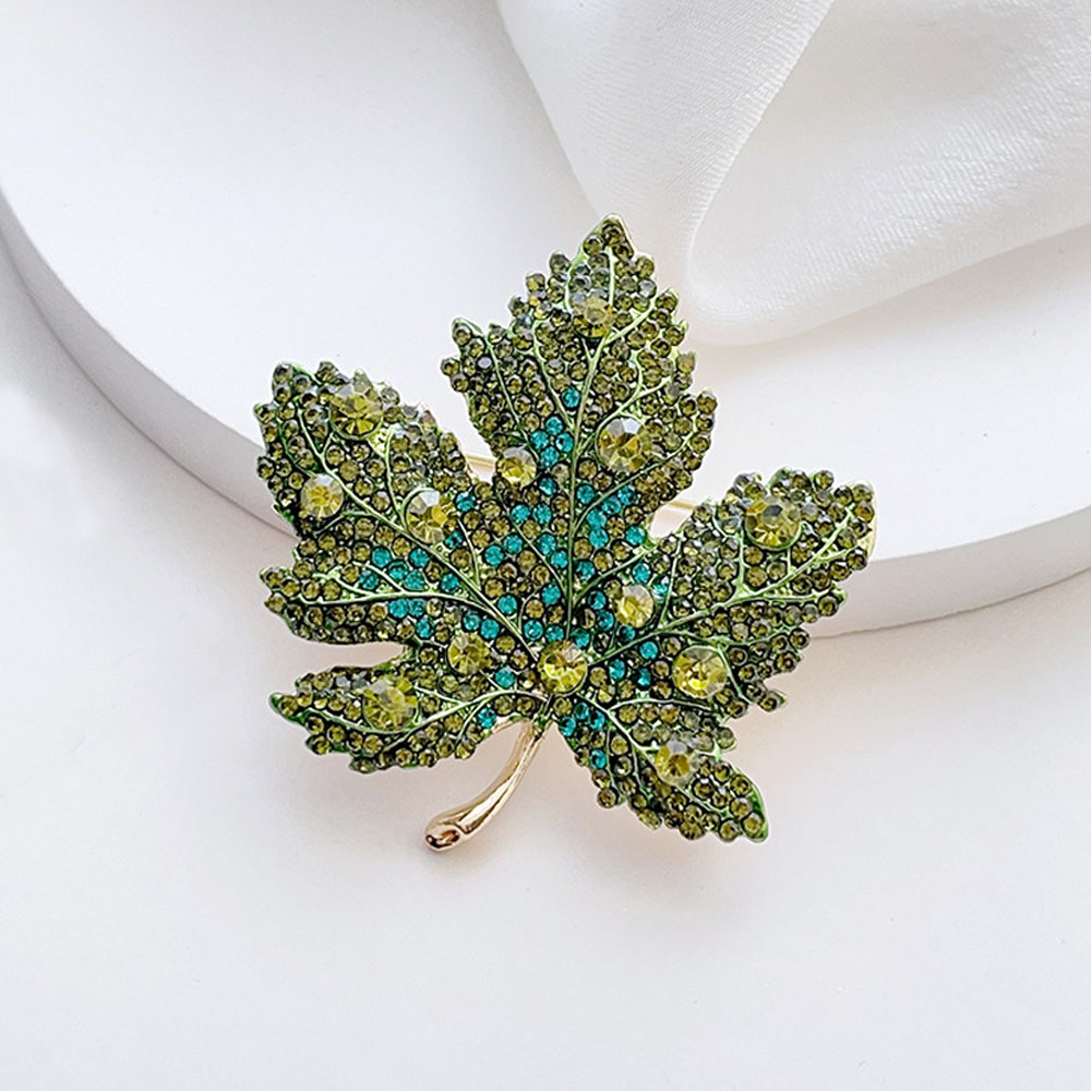 Hochwertige Strass-Ahornblatt- – Women'S Accessories For Formal Wear Bewertung und Preis
