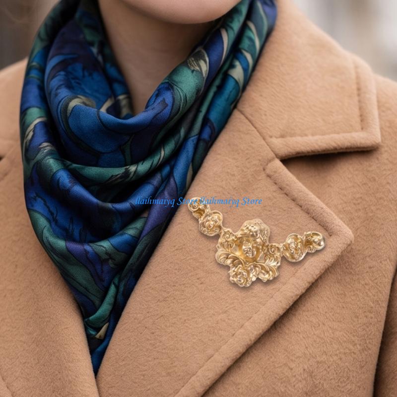 573B Dekorative Engel-Ansteckn – Brooch Pin Gold Bewertung und Preis