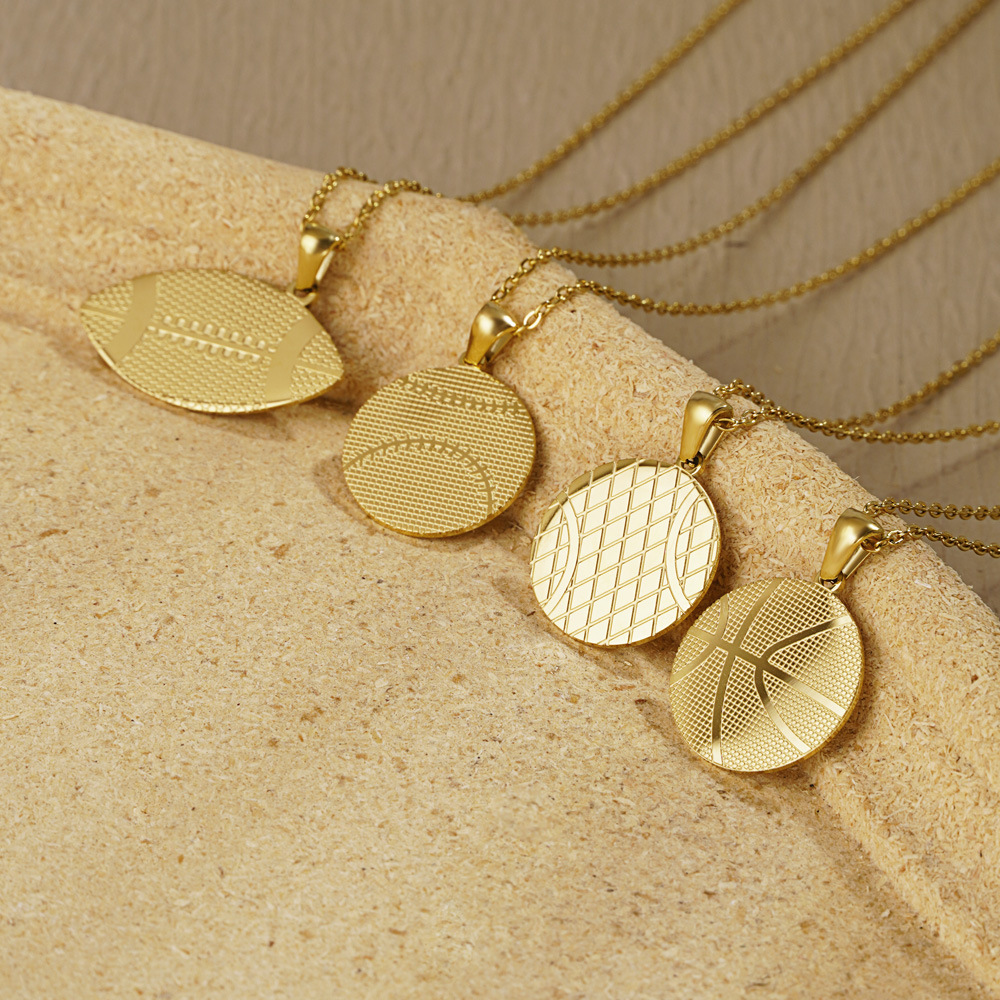 Edelstahl Mode Zarte Sport-Bas – Coin Necklace Delicate Bewertung und Preis